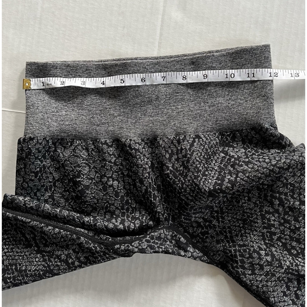 NVGTN Black & Gray Textured High-Waist Leggings - Picture 8 of 8